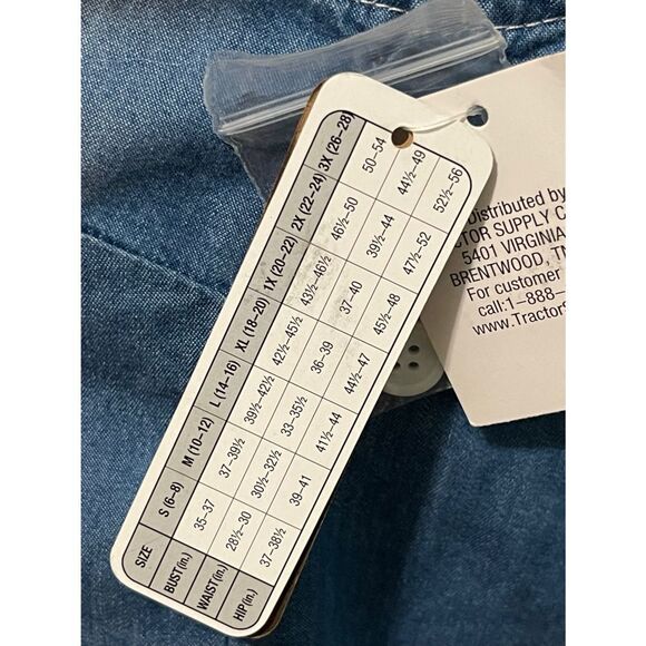 BIT & Bridle Sleeveless Button‎ Front Denim Jean Dress Blue S - Picture 7 of 7